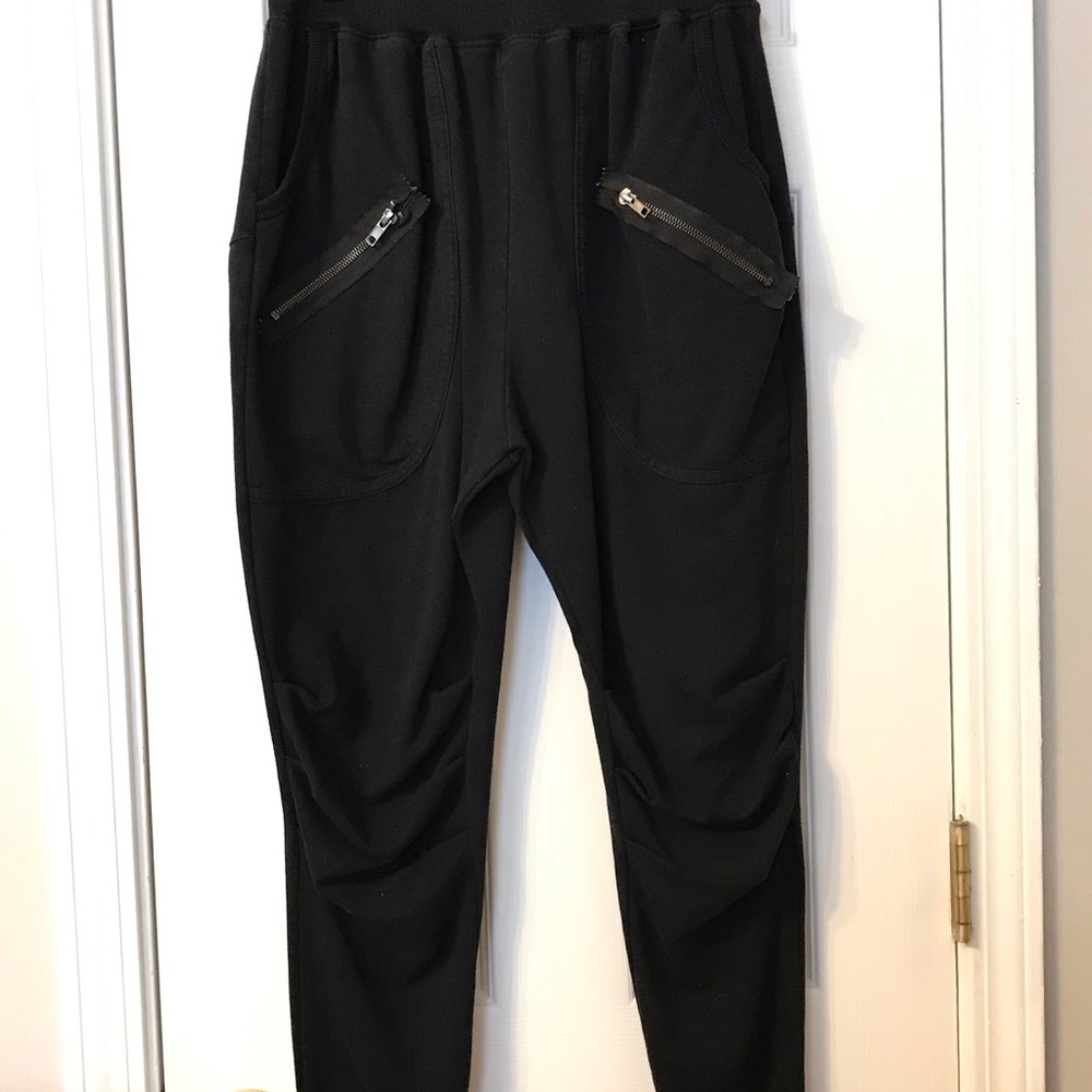 Black jogger pants
